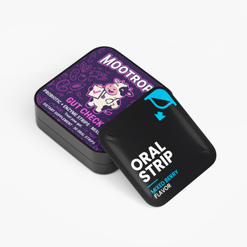 Gut Check — Probiotic + Enzyme Strips · Mixed Berry