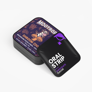 Shroom Zoom — Mushroom Focus Strips · Chocolate