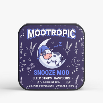 Snooze Moo — Sleep Strips · Raspberry