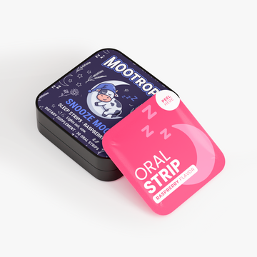 Snooze Moo — Sleep Strips · Raspberry