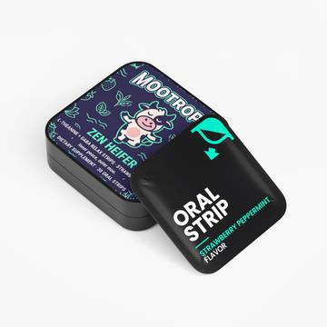 Zen Heifer — L-Theanine + GABA Relax Strips · Strawberry Mint